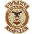 PATCH-GULF WAR,VET,USAF (DESERT) (3-1/8") PATCH-GULF WAR,VET,USAF (DESERT) (3-1/8")